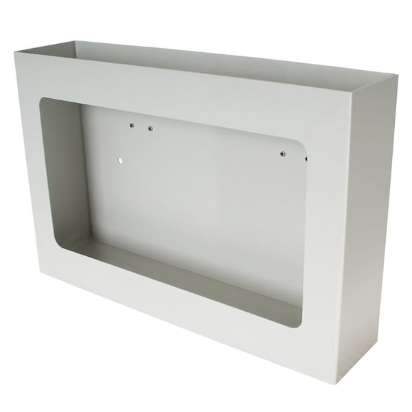 Harloff Triple Glove Box Container for M-Series or A-Series Medical Carts, Rail Clip Mount GLOVEBOX3RC - main